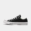 Women's Converse Chuck Taylor Low Top Casual Shoes (Big Kids' Sizes Available) Black - W9166 BLK -Default Template 7 W9166 BLK P1